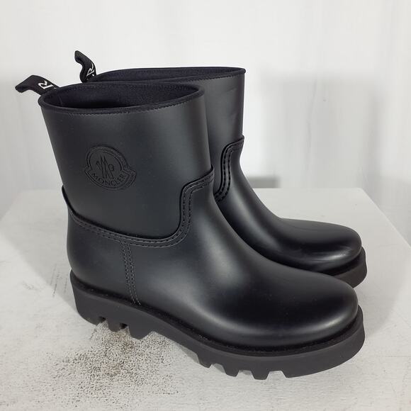 Moncler black Ankle rainboots - Picture 2 of 5